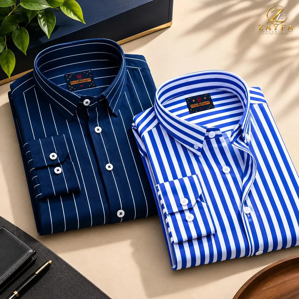 2 Pcs Combo Premium Full Sleeve Cotton Shirt