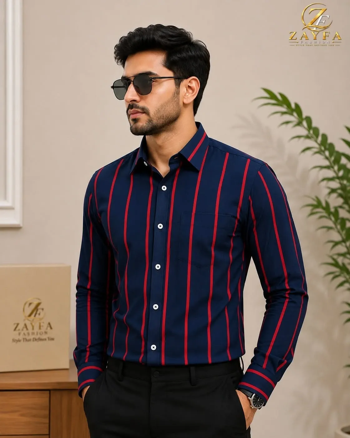 Premium Full Sleeve One Pocket Cotton Shirt