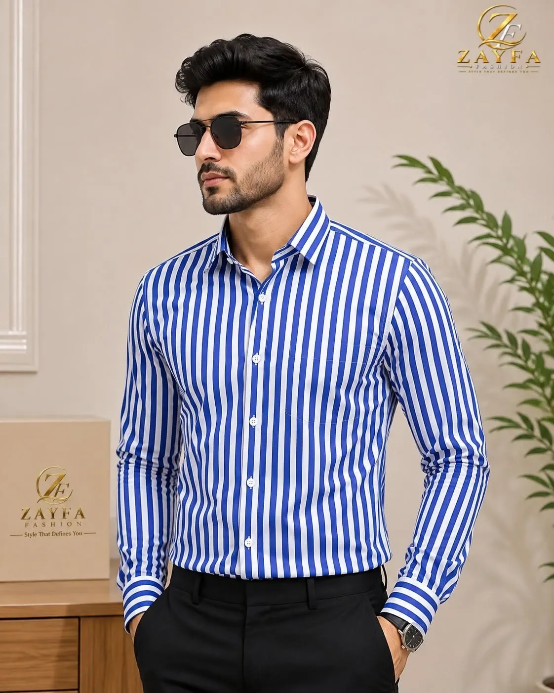 Premium Full Sleeve One Pocket Cotton Shirt