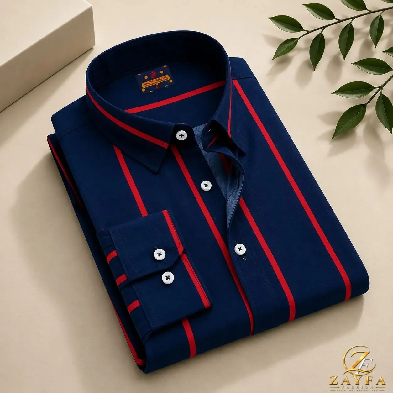 Premium Full Sleeve One Pocket Cotton Shirt - Image 2