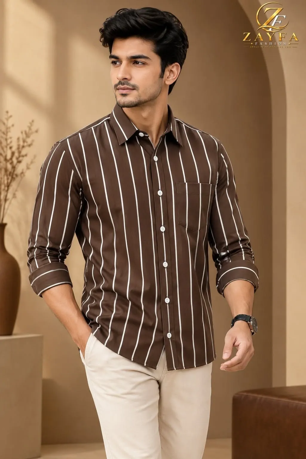 Premium Full Sleeve One Pocket Cotton Shirt