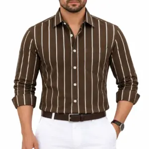 Men’s Premium Full Sleeve One Pocket Cotton Shirt