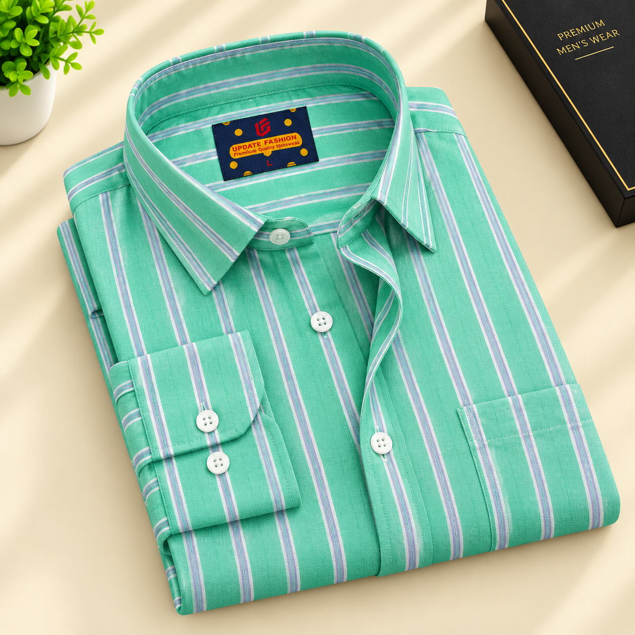 Men’s Premium Full Sleeve One Pocket Cotton Shirt