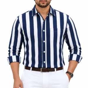 Men’s Premium Full Sleeve One Pocket Cotton Shirt