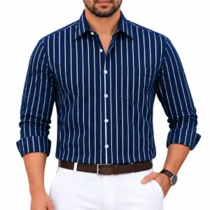 Men’s Premium Full Sleeve One Pocket Cotton Shirt