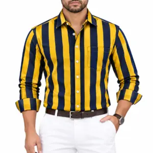 Men’s Premium Full Sleeve One Pocket Cotton Shirt