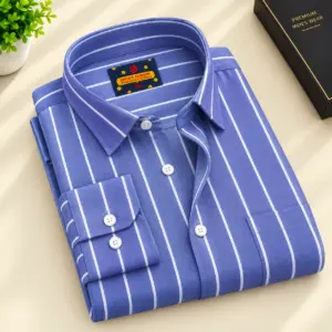 Men’s Premium Full Sleeve One Pocket Cotton Shirt