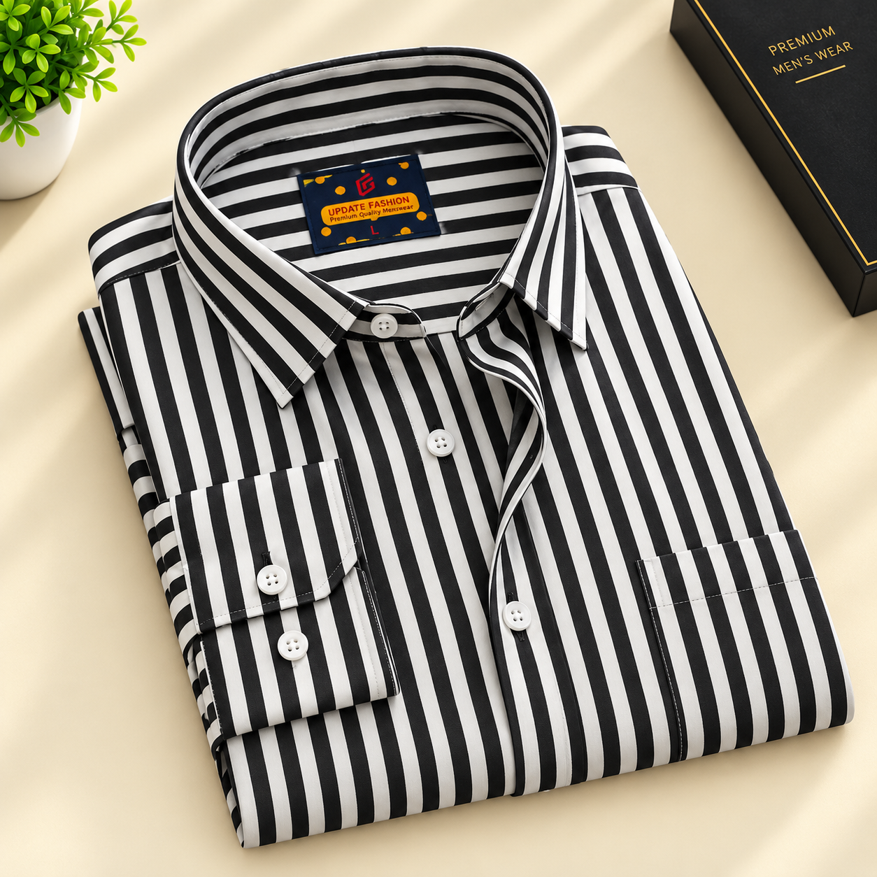 Men’s Premium Full Sleeve One Pocket Cotton Shirt