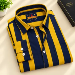Men’s Premium Full Sleeve One Pocket Cotton Shirt