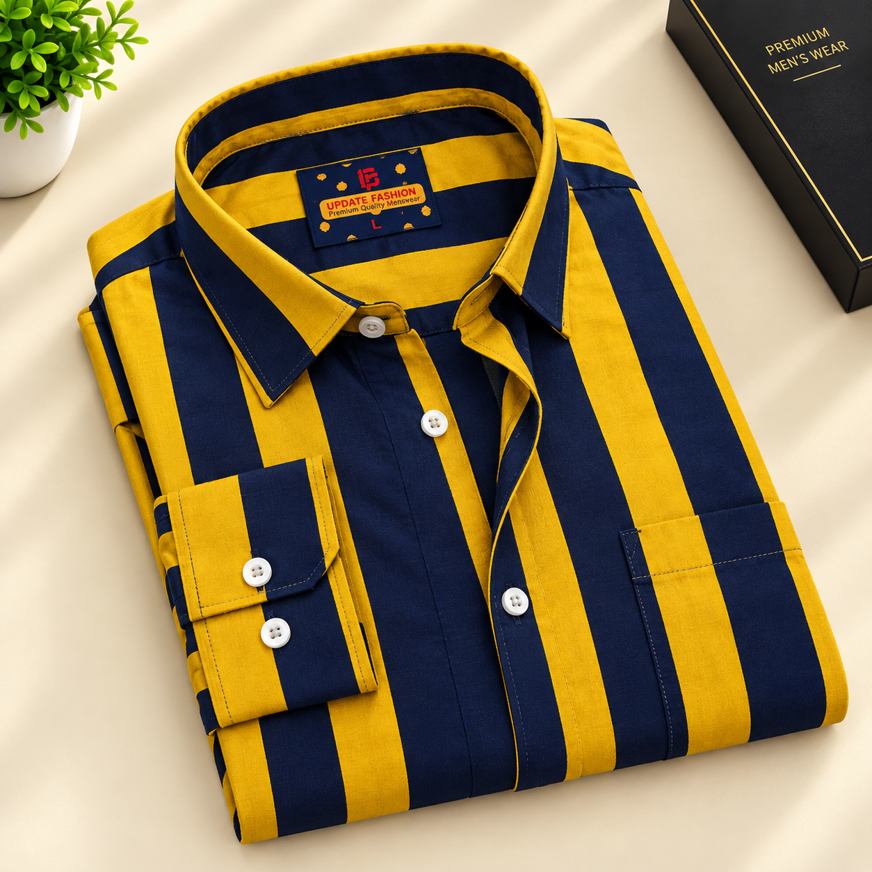 Men’s Premium Full Sleeve One Pocket Cotton Shirt