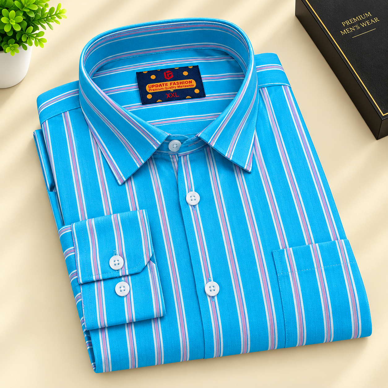 Men’s Premium Full Sleeve One Pocket Cotton Shirt