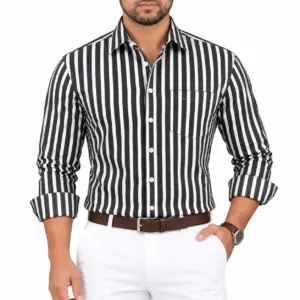 Men’s Premium Full Sleeve One Pocket Cotton Shirt