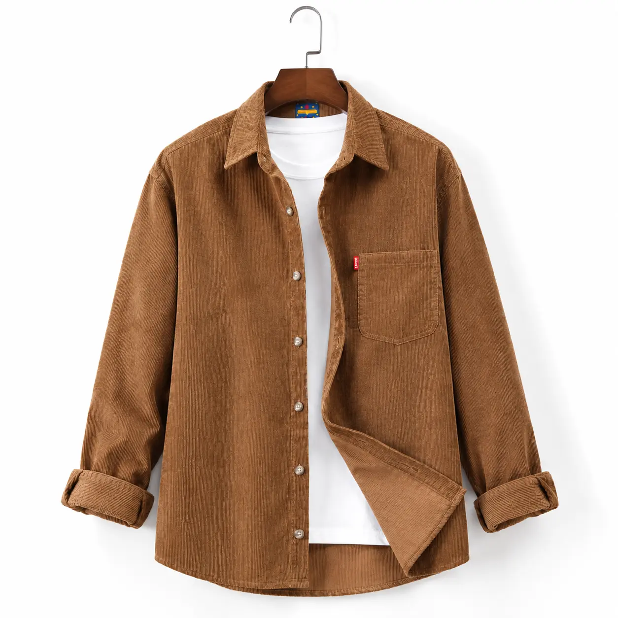 Men’s Premium Cord Fabric Full Sleeve Shirt