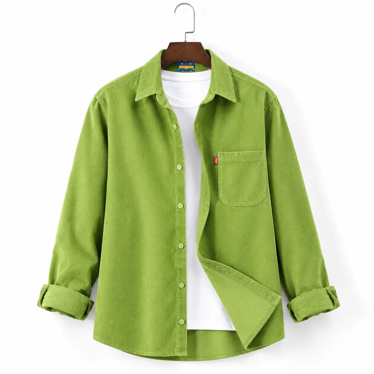 Men’s Premium Cord Fabric Full Sleeve Shirt