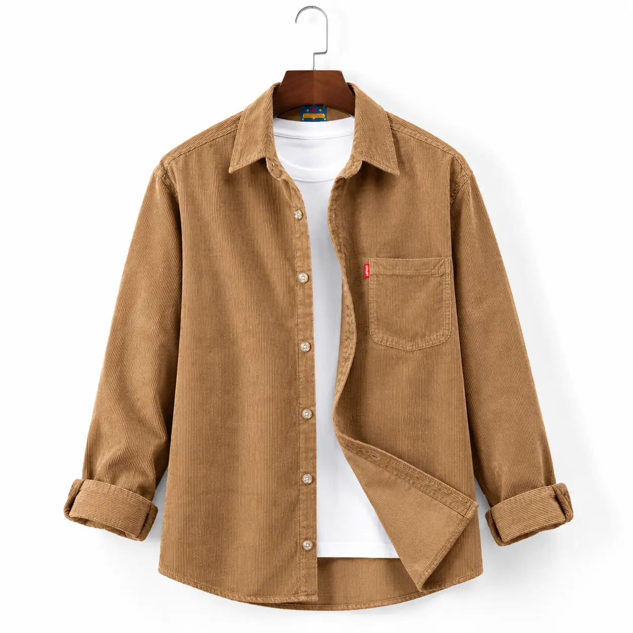 Men’s Premium Cord Fabric Full Sleeve Shirt