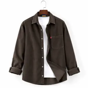 Men’s Premium Cord Fabric Full Sleeve Shirt