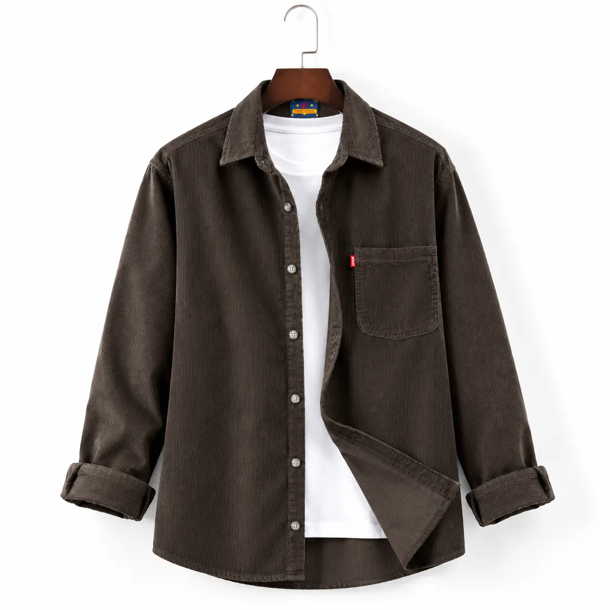 Men’s Premium Cord Fabric Full Sleeve Shirt