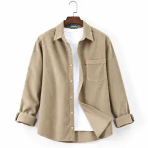 Men’s Premium Cord Fabric Full Sleeve Shirt